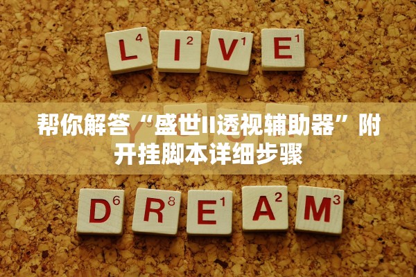 帮你解答“盛世II透视辅助器”附开挂脚本详细步骤