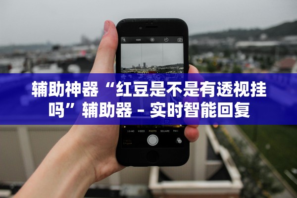 辅助神器“红豆是不是有透视挂吗	”辅助器 – 实时智能回复