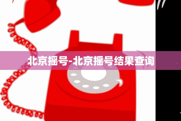 北京摇号-北京摇号结果查询