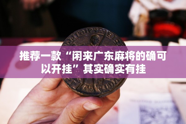 推荐一款“闲来广东麻将的确可以开挂	”其实确实有挂
