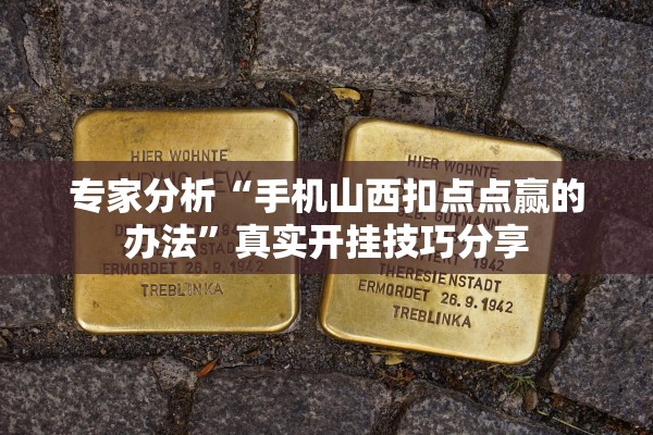 专家分析“手机山西扣点点赢的办法”真实开挂技巧分享