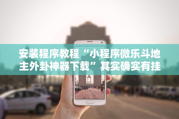 安装程序教程“小程序微乐斗地主外卦神器下载”其实确实有挂