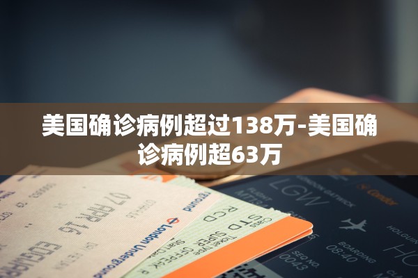 美国确诊病例超过138万-美国确诊病例超63万