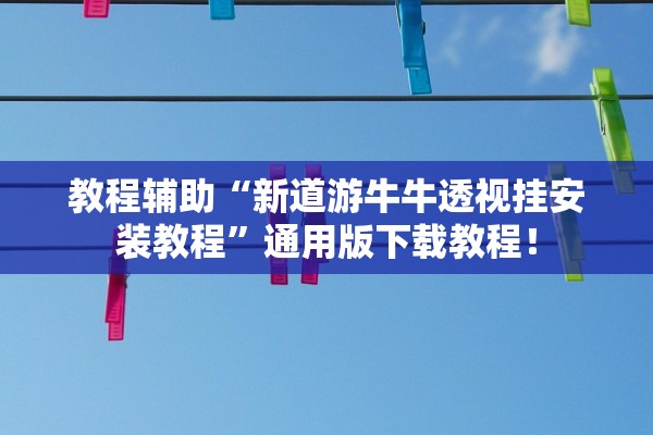 教程辅助“新道游牛牛透视挂安装教程”通用版下载教程！