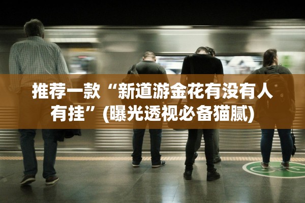 推荐一款“新道游金花有没有人有挂”(曝光透视必备猫腻)