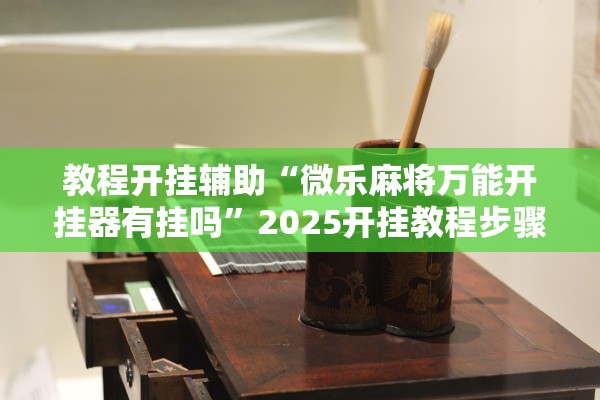 教程开挂辅助“微乐麻将万能开挂器有挂吗”2025开挂教程步骤