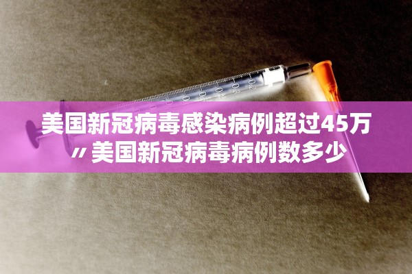 美国新冠病毒感染病例超过45万〃美国新冠病毒病例数多少