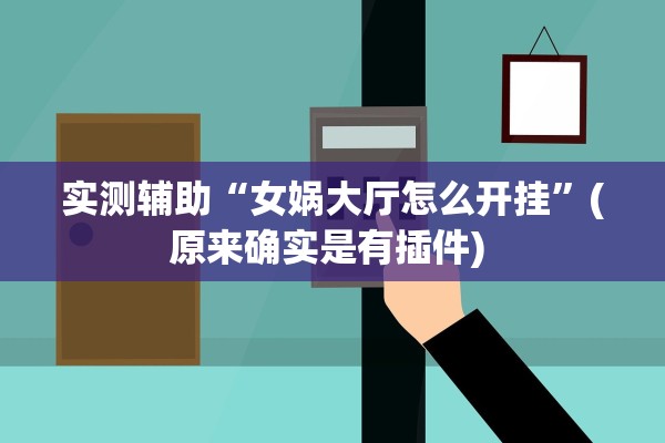 实测辅助“女娲大厅怎么开挂”(原来确实是有插件) 