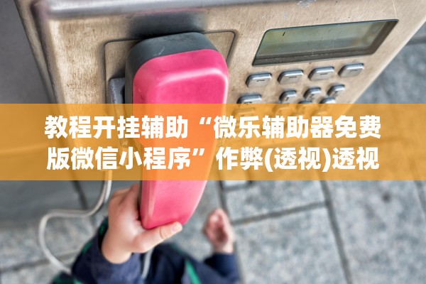 教程开挂辅助“微乐辅助器免费版微信小程序”作弊(透视)透视辅助 