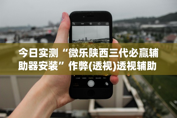今日实测“微乐陕西三代必赢辅助器安装”作弊(透视)透视辅助 