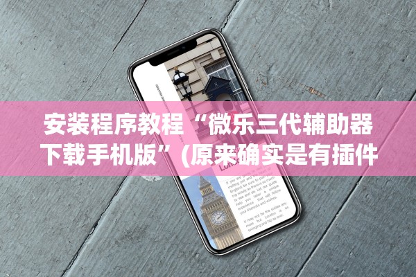 安装程序教程“微乐三代辅助器下载手机版”(原来确实是有插件)