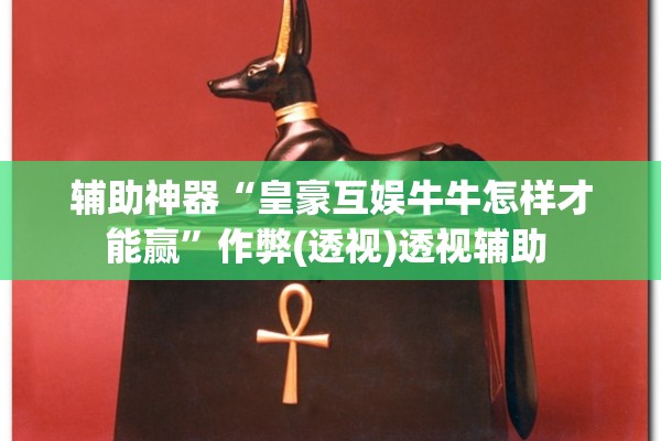 辅助神器“皇豪互娱牛牛怎样才能赢”作弊(透视)透视辅助 