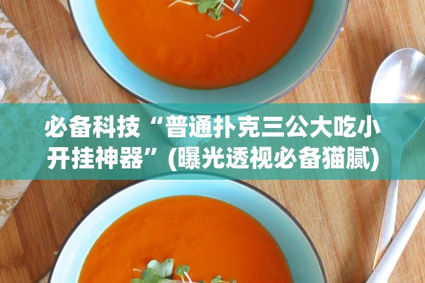 必备科技“普通扑克三公大吃小开挂神器	”(曝光透视必备猫腻)