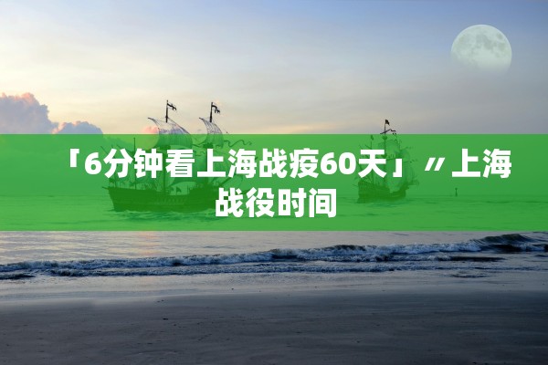 「6分钟看上海战疫60天」〃上海战役时间