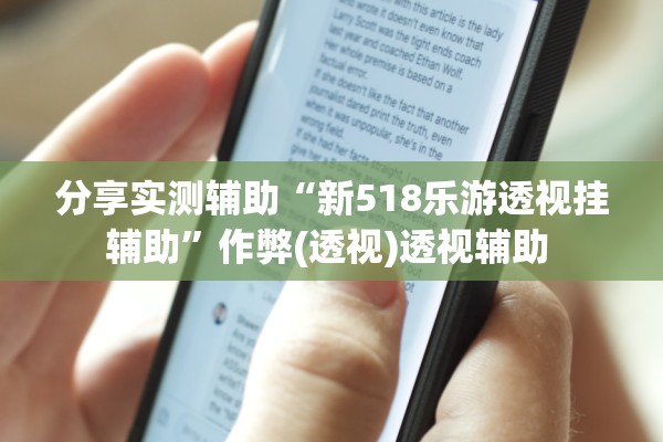 分享实测辅助“新518乐游透视挂辅助”作弊(透视)透视辅助 