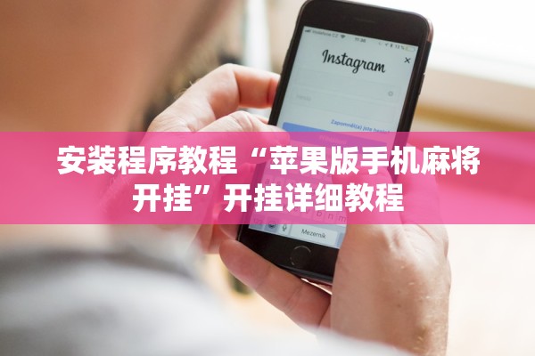 安装程序教程“苹果版手机麻将开挂	”开挂详细教程