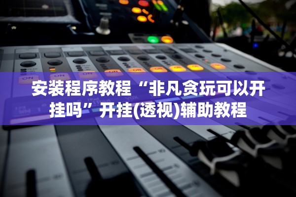 安装程序教程“非凡贪玩可以开挂吗”开挂(透视)辅助教程