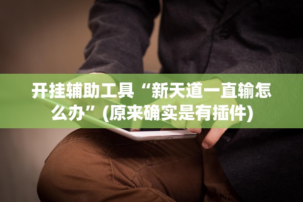 开挂辅助工具“新天道一直输怎么办”(原来确实是有插件)