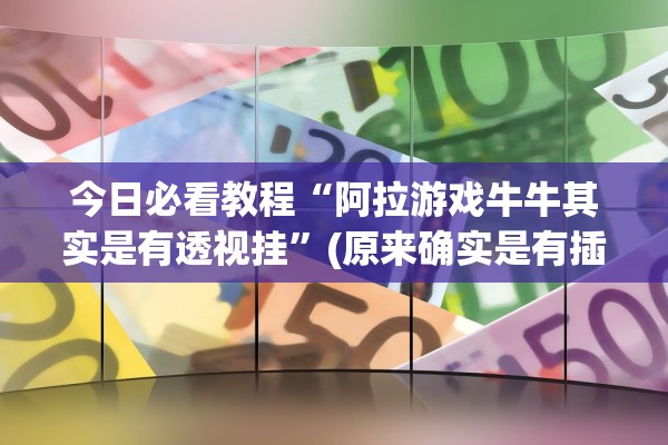 今日必看教程“阿拉游戏牛牛其实是有透视挂	”(原来确实是有插件) 