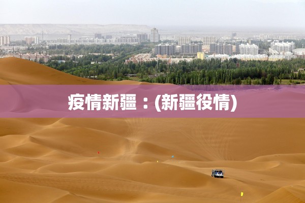 疫情新疆︰(新疆役情)