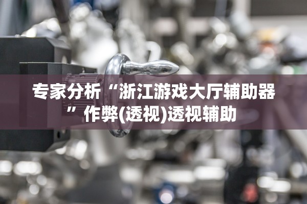 专家分析“浙江游戏大厅辅助器”作弊(透视)透视辅助 