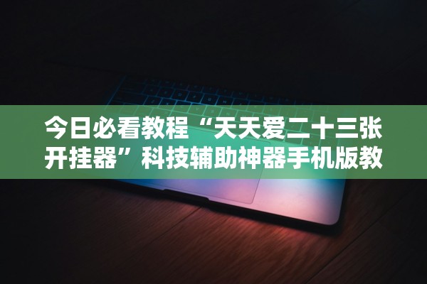 今日必看教程“天天爱二十三张开挂器”科技辅助神器手机版教程