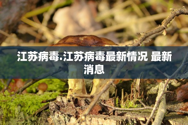江苏病毒.江苏病毒最新情况 最新消息