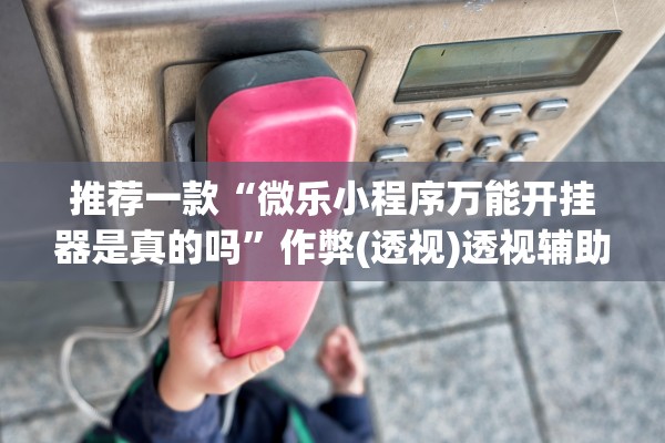 推荐一款“微乐小程序万能开挂器是真的吗”作弊(透视)透视辅助 