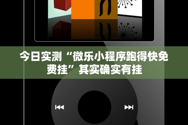 今日实测“微乐小程序跑得快免费挂”其实确实有挂