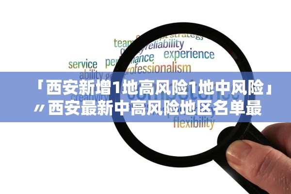 「西安新增1地高风险1地中风险」〃西安最新中高风险地区名单最新
