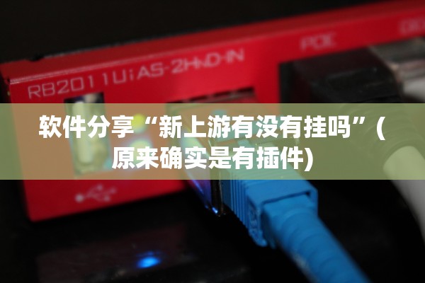 软件分享“新上游有没有挂吗”(原来确实是有插件)