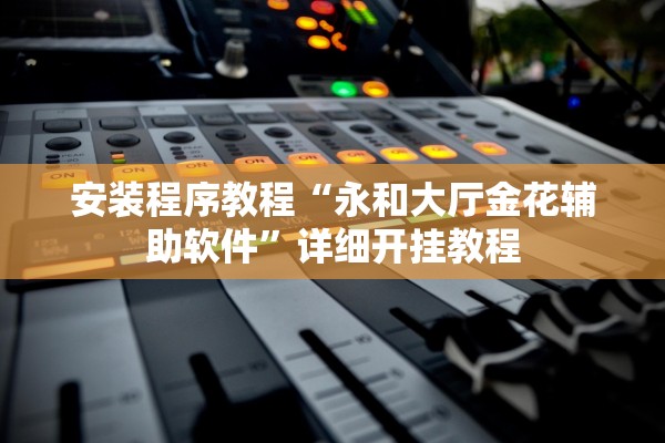 安装程序教程“永和大厅金花辅助软件”详细开挂教程