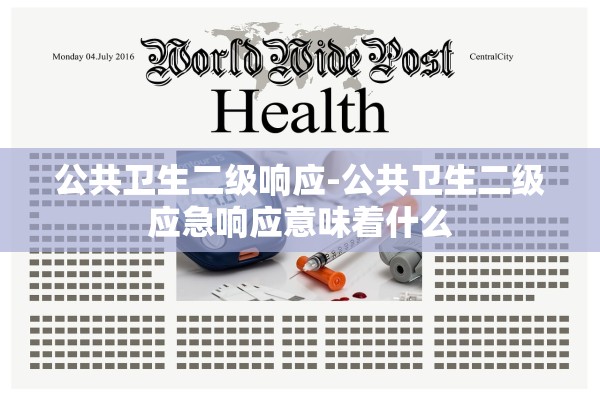 公共卫生二级响应-公共卫生二级应急响应意味着什么