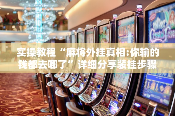 实操教程“麻将外挂真相:你输的钱都去哪了	”详细分享装挂步骤