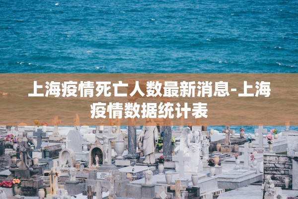 上海疫情死亡人数最新消息-上海疫情数据统计表