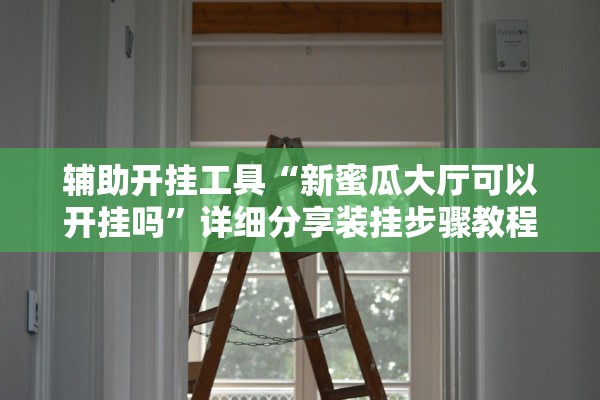 辅助开挂工具“新蜜瓜大厅可以开挂吗”详细分享装挂步骤教程