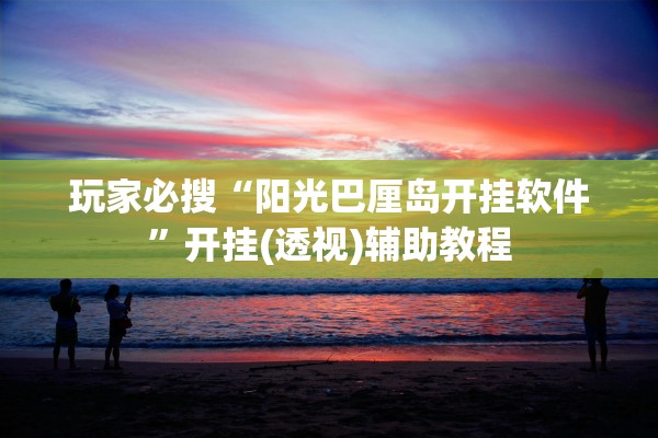 玩家必搜“阳光巴厘岛开挂软件”开挂(透视)辅助教程