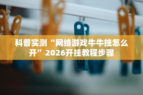科普实测“网络游戏牛牛挂怎么开”2026开挂教程步骤