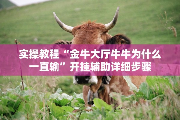 实操教程“金牛大厅牛牛为什么一直输”开挂辅助详细步骤