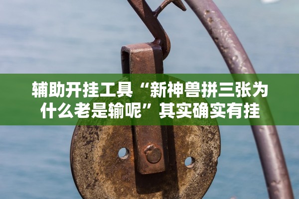 辅助开挂工具“新神兽拼三张为什么老是输呢”其实确实有挂