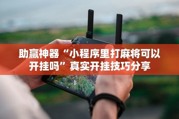 助赢神器“小程序里打麻将可以开挂吗”真实开挂技巧分享