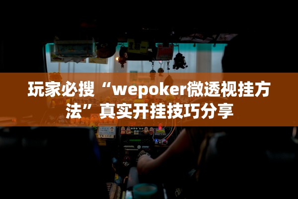 玩家必搜“wepoker微透视挂方法	”真实开挂技巧分享