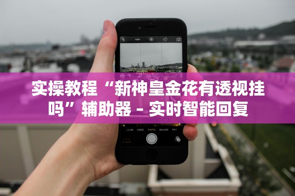 实操教程“新神皇金花有透视挂吗	”辅助器 – 实时智能回复