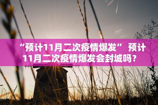 “预计11月二次疫情爆发” 预计11月二次疫情爆发会封城吗？