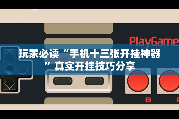 玩家必读“手机十三张开挂神器”真实开挂技巧分享