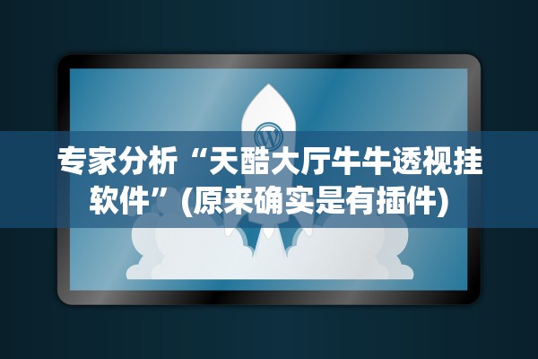专家分析“天酷大厅牛牛透视挂软件”(原来确实是有插件)