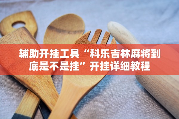 辅助开挂工具“科乐吉林麻将到底是不是挂”开挂详细教程