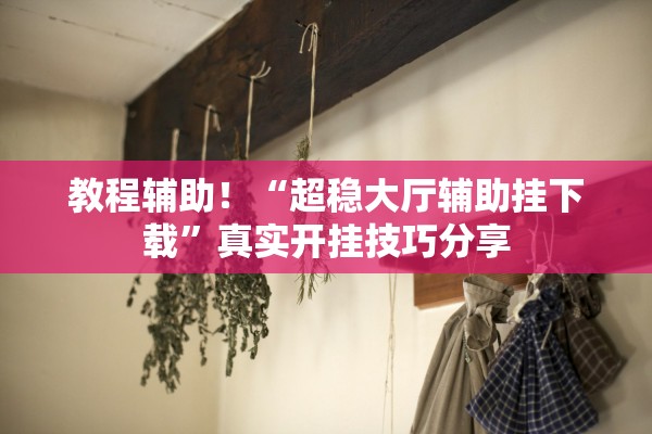 教程辅助！“超稳大厅辅助挂下载”真实开挂技巧分享