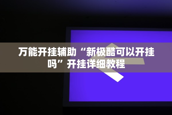 万能开挂辅助“新极酷可以开挂吗”开挂详细教程