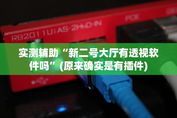 实测辅助“新二号大厅有透视软件吗”(原来确实是有插件)